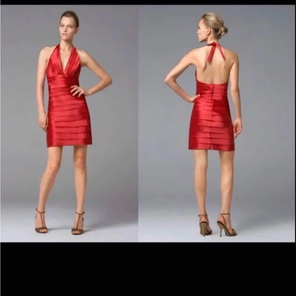 Women’s AGB Tiered Halter Dress Size 10